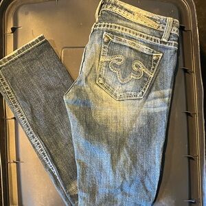 Express Women's Light Blue Skinny Jeans